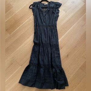 Ulla Johnson Eyelet Black Dress